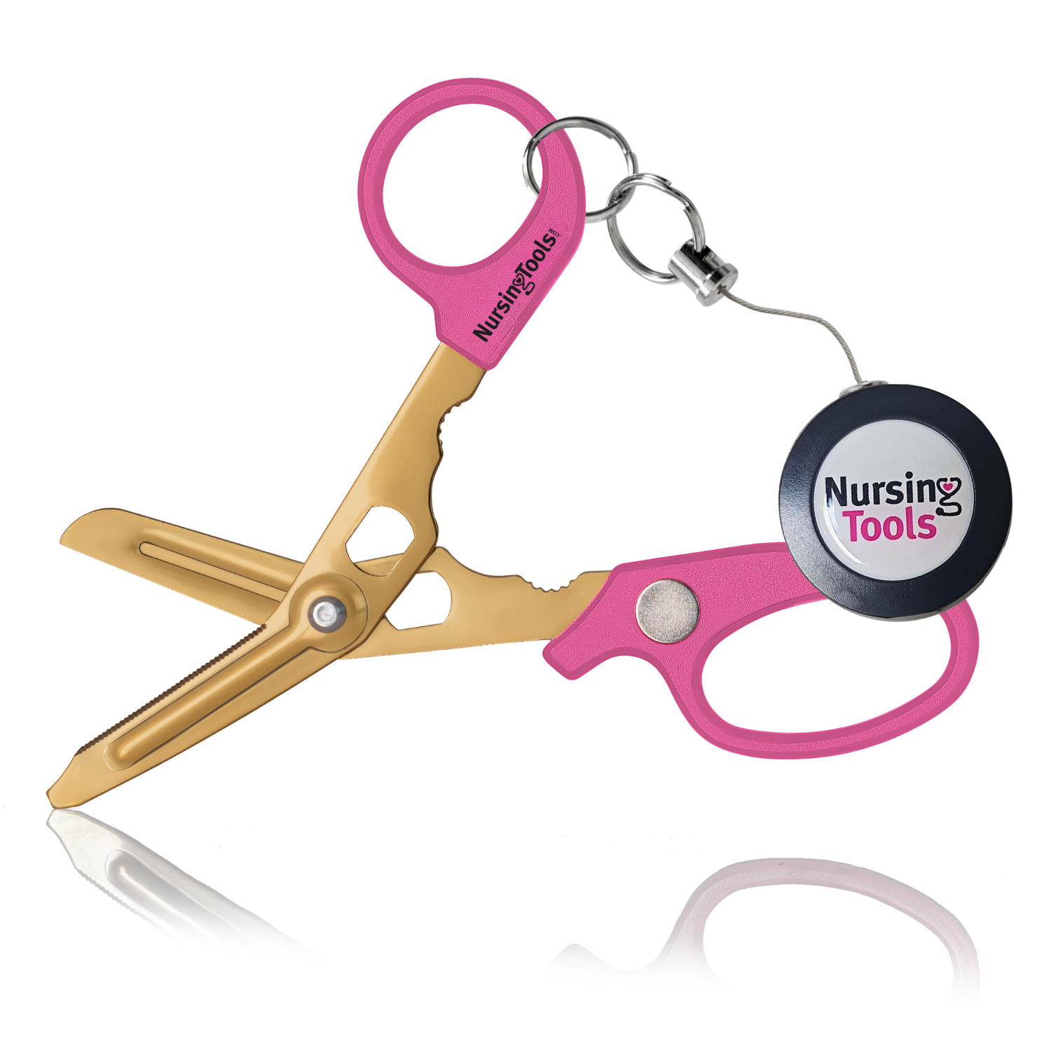 Nurse Badge Reel-Glitter Badge Reel-Medical Badge  Reel-Nurses-Medical-Hospital-Cute Badge Reel-Glitter-Pink Glitter-Womans  Accessories